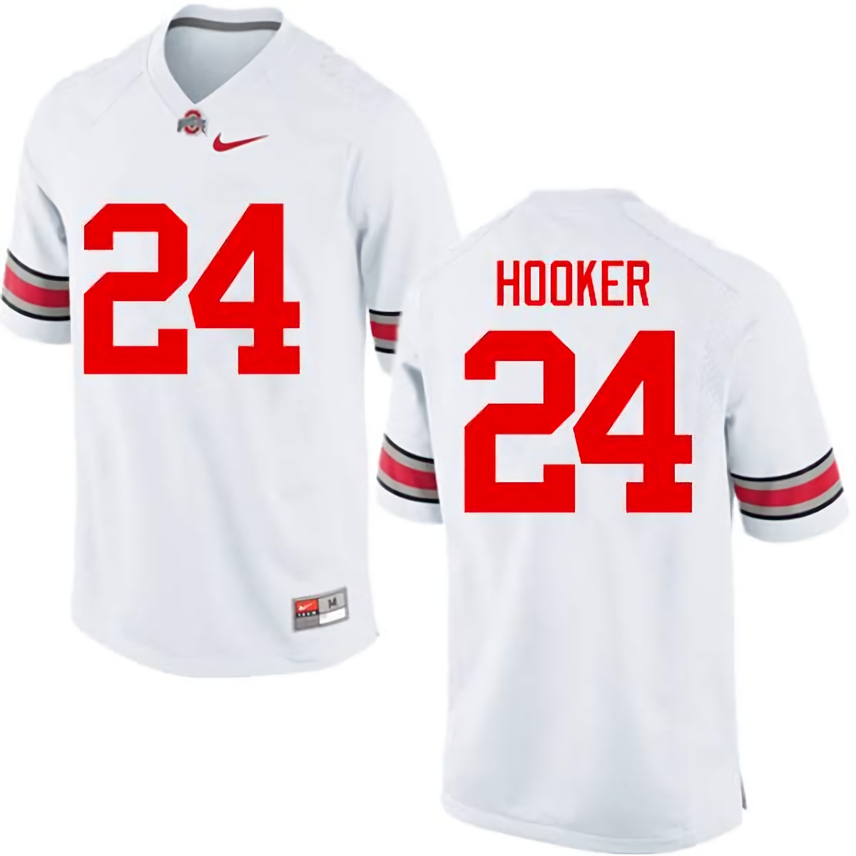 Malik Hooker Ohio State Buckeyes Men's NCAA #24 Nike White College Stitched Football Jersey MAU7256GM